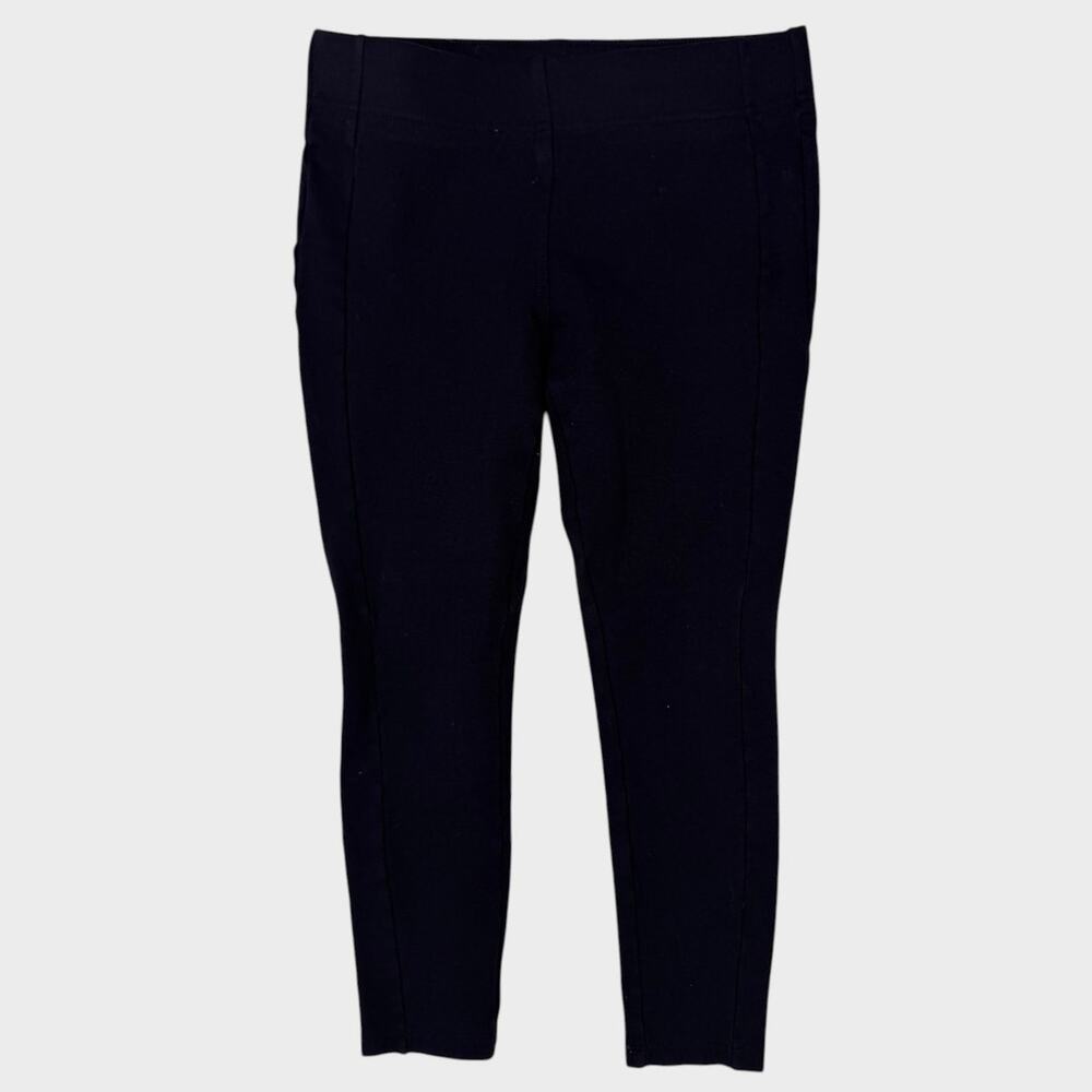 LOFT Outlet MP Legging Black Medium Petite Pants Rayon Nylon Spandex